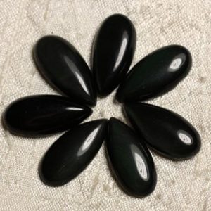 Shop Rainbow Obsidian Stones & Crystals! 1pc – Cabochon de Pierre – Obsidienne arc en ciel Goutte 25x12mm   4558550011534 | Natural genuine stones & crystals in various shapes & sizes. Buy raw cut, tumbled, or polished gemstones for making jewelry or crystal healing energy vibration raising reiki stones. #crystals #gemstones #crystalhealing #crystalsandgemstones #energyhealing #affiliate #ad