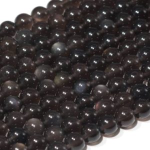 Shop Rainbow Obsidian Beads! Genuine Natural Rainbow Obsidian Transparent Loose Beads Grade AAA Round Shape 6mm | Natural genuine round Rainbow Obsidian beads for beading and jewelry making.  #jewelry #beads #beadedjewelry #diyjewelry #jewelrymaking #beadstore #beading #affiliate #ad