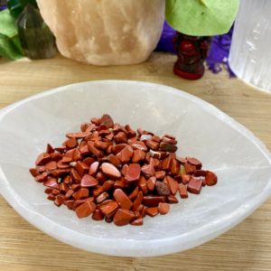 Shop Tumbled Red Jasper Crystals & Pocket Stones! Red Jasper Tumbled Chips Gift Bag jewelry making crafts crafting roller ball | Natural genuine stones & crystals in various shapes & sizes. Buy raw cut, tumbled, or polished gemstones for making jewelry or crystal healing energy vibration raising reiki stones. #crystals #gemstones #crystalhealing #crystalsandgemstones #energyhealing #affiliate #ad