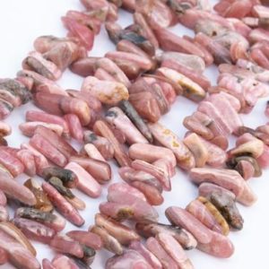 Shop Rhodochrosite Chip & Nugget Beads! Genuine Natural Argentina Rhodochrosite Loose Beads Grade AA Stick Pebble Chip Shape 12-24×3-5mm | Natural genuine chip Rhodochrosite beads for beading and jewelry making.  #jewelry #beads #beadedjewelry #diyjewelry #jewelrymaking #beadstore #beading #affiliate #ad