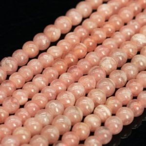 Shop Rhodochrosite Round Beads! Genuine Natural Orange Pink Rhodochrosite Loose Beads Argentina Grade A+ Round Shape 3mm | Natural genuine round Rhodochrosite beads for beading and jewelry making.  #jewelry #beads #beadedjewelry #diyjewelry #jewelrymaking #beadstore #beading #affiliate #ad