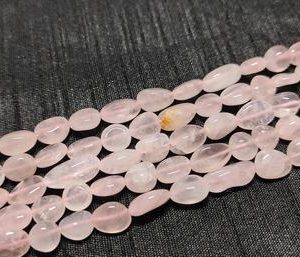 Shop Rose Quartz Chip & Nugget Beads! Natural Pink Rose Quartz Smooth Nugget Shape Gemstone Beads,Rose Quartz Nuggets Beads,Rose Quartz Tumble Beads,Rose Quartz Peblle Nuggets | Natural genuine chip Rose Quartz beads for beading and jewelry making.  #jewelry #beads #beadedjewelry #diyjewelry #jewelrymaking #beadstore #beading #affiliate #ad