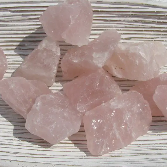 Rose Quartz Crystals For Love And Compassion, Heart Chakra Crystal, Crystal Of Unconditional Love, Rough And Raw Rose Quartz Stone