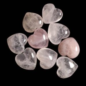 Shop Rose Quartz Shapes! Rose Quartz Mini Hearts | Natural genuine stones & crystals in various shapes & sizes. Buy raw cut, tumbled, or polished gemstones for making jewelry or crystal healing energy vibration raising reiki stones. #crystals #gemstones #crystalhealing #crystalsandgemstones #energyhealing #affiliate #ad