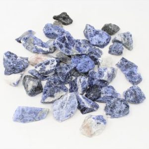 Rough Raw Sodalite Crystal Stone from Brazil – High Grade A Quality – Healing Crystals – 8 oz, 1 lb, 2 lb, Bulk Lot | Natural genuine stones & crystals in various shapes & sizes. Buy raw cut, tumbled, or polished gemstones for making jewelry or crystal healing energy vibration raising reiki stones. #crystals #gemstones #crystalhealing #crystalsandgemstones #energyhealing #affiliate #ad