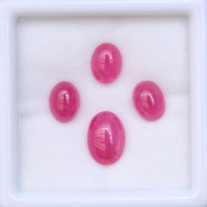 Shop Ruby Cabochons! Ruby Cabochon Set-natural Ruby Cab Set 9.22 Cts. 4 Pc-pinkish Red Oval Ruby Cab-loose Ruby Ring Earring Set-custom Ruby Jewelry Set-july Gem | Natural genuine stones & crystals in various shapes & sizes. Buy raw cut, tumbled, or polished gemstones for making jewelry or crystal healing energy vibration raising reiki stones. #crystals #gemstones #crystalhealing #crystalsandgemstones #energyhealing #affiliate #ad