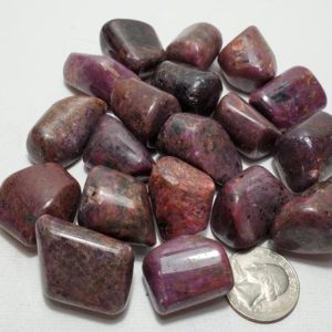 Shop Tumbled Ruby Crystals & Pocket Stones! Ruby Tumbled,is helpful to use when shielding against, and protecting from, unwanted energies,Metaphysical shop,Herb shop,Stone Crystal shop | Natural genuine stones & crystals in various shapes & sizes. Buy raw cut, tumbled, or polished gemstones for making jewelry or crystal healing energy vibration raising reiki stones. #crystals #gemstones #crystalhealing #crystalsandgemstones #energyhealing #affiliate #ad