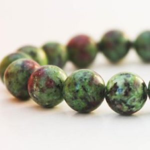 Shop Men's Healing Stone Bracelets! Ruby Zoisite bracelet 10mm Anyolite Bracelet, Ruby Zoisite Bracelet, Women Bracelet, Bracelet for women Mens Bracelet Bracelet for Men | Natural genuine Hematite bracelets. Buy handcrafted artisan men's jewelry, gifts for men.  Unique handmade mens fashion accessories. #jewelry #beadedbracelets #beadedjewelry #shopping #gift #handmadejewelry #bracelets #affiliate #ad