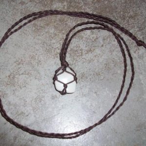 Shop Scolecite Necklaces! Scolecite Braided Necklace | Natural genuine Scolecite necklaces. Buy crystal jewelry, handmade handcrafted artisan jewelry for women.  Unique handmade gift ideas. #jewelry #beadednecklaces #beadedjewelry #gift #shopping #handmadejewelry #fashion #style #product #necklaces #affiliate #ad
