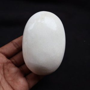 Shop Scolecite Shapes! XL Scolecite Palm Stone / Scolecite Crystal – Cristal Polished Gemstone | Scolecite Stone Crystal Palmstone (Healing Crystals and Stones) | Natural genuine stones & crystals in various shapes & sizes. Buy raw cut, tumbled, or polished gemstones for making jewelry or crystal healing energy vibration raising reiki stones. #crystals #gemstones #crystalhealing #crystalsandgemstones #energyhealing #affiliate #ad