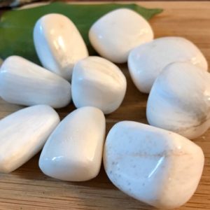 Shop Scolecite Stones & Crystals! Tumbled Scolecite Stones Gift Bag | Natural genuine stones & crystals in various shapes & sizes. Buy raw cut, tumbled, or polished gemstones for making jewelry or crystal healing energy vibration raising reiki stones. #crystals #gemstones #crystalhealing #crystalsandgemstones #energyhealing #affiliate #ad