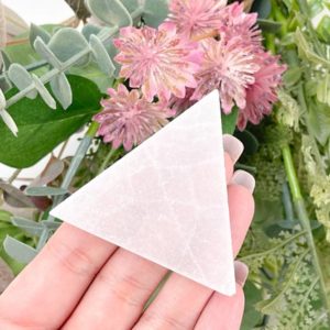 Shop Crystal Healing Charging Plates & Crystal Grid Mats! Triangle Selenite Plate : The Ultimate Charging Station for Energy Purification and Healing.Gift with two items. | Shop jewelry making and beading supplies, tools & findings for DIY jewelry making and crafts. #jewelrymaking #diyjewelry #jewelrycrafts #jewelrysupplies #beading #affiliate #ad