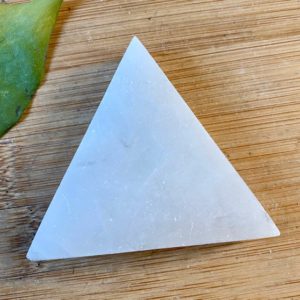 Triangle Selenite crystal charging plate windowpane geode satin spar gypsum | Natural genuine stones & crystals in various shapes & sizes. Buy raw cut, tumbled, or polished gemstones for making jewelry or crystal healing energy vibration raising reiki stones. #crystals #gemstones #crystalhealing #crystalsandgemstones #energyhealing #affiliate #ad