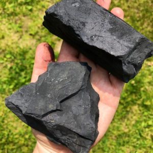 Raw Shungite Stone (.5" – 12") – Rough Shungite From Karelia, Russia – Healing Crystals & Stones – Emf Protection Stone – Root Chakra Stone | Natural genuine stones & crystals in various shapes & sizes. Buy raw cut, tumbled, or polished gemstones for making jewelry or crystal healing energy vibration raising reiki stones. #crystals #gemstones #crystalhealing #crystalsandgemstones #energyhealing #affiliate #ad