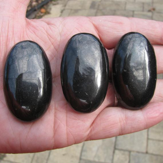 Shungite Stone - Shungite Emf - Black Shungite - Natural Shungite - Healing Stone - Energy Stone -protection Stone -palm Stones -soap Stone