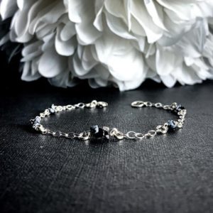 Shop Snowflake Obsidian Bracelets! Snowflake Obsidian Black Obsidian Crystal Bracelet | Natural genuine Snowflake Obsidian bracelets. Buy crystal jewelry, handmade handcrafted artisan jewelry for women.  Unique handmade gift ideas. #jewelry #beadedbracelets #beadedjewelry #gift #shopping #handmadejewelry #fashion #style #product #bracelets #affiliate #ad
