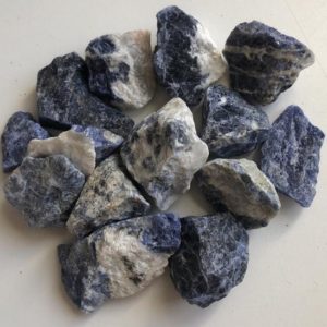Shop Raw & Rough Sodalite Stones! Sodalite Natural Raw Stone,Healing Stone, Raw stone, Healing Crystal, Spiritual Stone, Meditation,  Chakra Stone | Natural genuine stones & crystals in various shapes & sizes. Buy raw cut, tumbled, or polished gemstones for making jewelry or crystal healing energy vibration raising reiki stones. #crystals #gemstones #crystalhealing #crystalsandgemstones #energyhealing #affiliate #ad