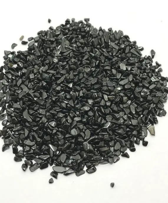 50 Grams Black Spinel Undrilled Chips/chips/black Beads/loose Chips