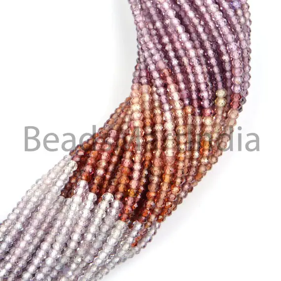 Multi Spinel Faceted Rondelle 1.80-2 Mm Beads, Multi Spinel Beads, Faceted Multi Spinel Beads, Multi Spinel Rondelle Beads, Natural Beads