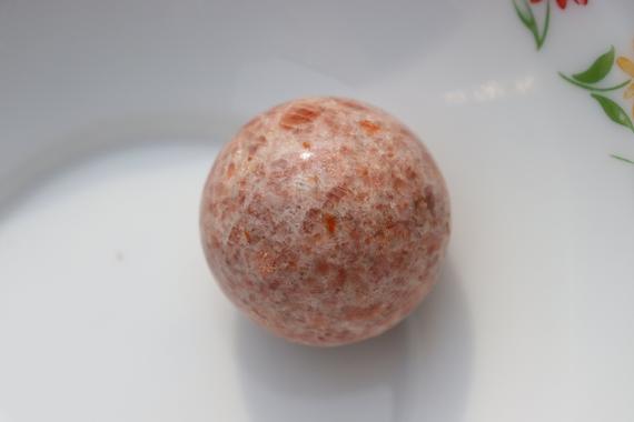 A+ Grade Natural Sunstone Sphere, Sunstone Crystal Sphere Carving, Healing Stone, Crystal Ball, Sunstone Sphere, Christmas Gift