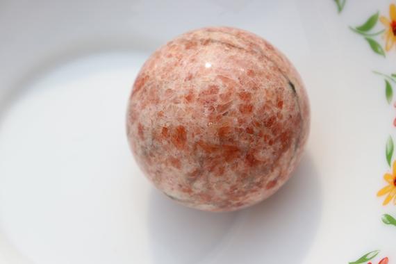 Xxl A+ Grade Natural Sunstone Sphere, Sunstone Crystal Sphere Carving, Healing Stone, Crystal Ball, Sunstone Sphere, Christmas Gift