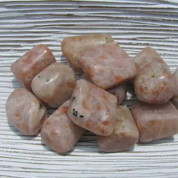 Sunstone - Sunstone Tumbled - Tumbled Stone - Sunstone Crystal - Prosperity Stone - Energy Stone - Calming Stone - Intuition Stone