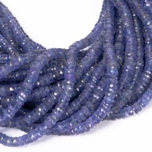 Shop Tanzanite Faceted Beads! Tanzanite Faceted Tyre Shape Gemstone Natural Beads, Tanzanite Faceted Beads, Tanzanite Tyre Shape Beads, Tanzanite Natural Beads | Natural genuine faceted Tanzanite beads for beading and jewelry making.  #jewelry #beads #beadedjewelry #diyjewelry #jewelrymaking #beadstore #beading #affiliate #ad