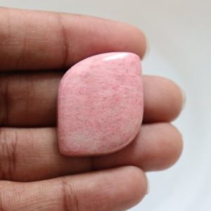 Natural Thulite Cabochon, Crystal, Thulite Pendant Necklace Jewelry Making Supply, Christmas Gift Jewellery Making, Smooth, Rare Thulite.