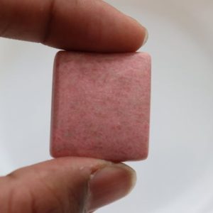 Natural Thulite Cabochon, Crystal, Thulite Pendant Necklace Jewelry Making Supply, Christmas Gift Jewellery Making, Smooth, Rare Thulite.