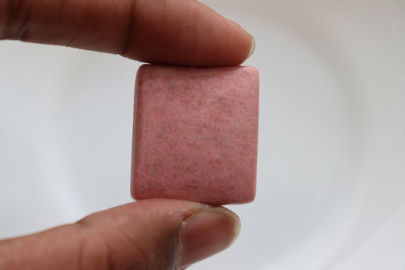 Natural Thulite Cabochon, Crystal, Thulite Pendant Necklace Jewelry Making Supply, Christmas Gift Jewellery Making, Smooth, Rare Thulite.
