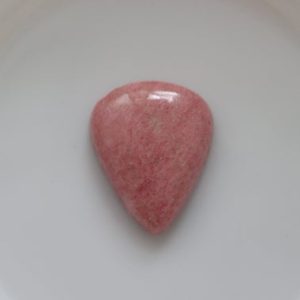 Natural Thulite Cabochon, Crystal, Thulite Pendant Necklace Jewelry Making Supply, Christmas Gift Jewellery Making, Smooth, Rare Thulite.