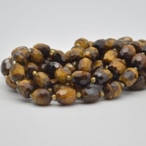 Shop Tiger Eye Chip & Nugget Beads! Natural Tiger Eye Semi-precious Gemstone Faceted Baroque Nugget Beads – 8mm – 10mm x 13mm – 15mm- 15" strand | Natural genuine chip Tiger Eye beads for beading and jewelry making.  #jewelry #beads #beadedjewelry #diyjewelry #jewelrymaking #beadstore #beading #affiliate #ad