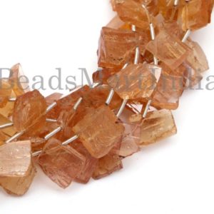 Imperial Topaz Beads, Topaz Beads, 9.50×14-10.5x15mm Topaz Nuggets Beads, Imperial Topaz Flat Nuggets Beads, Imperial Topaz Nuggets, | Natural genuine chip Topaz beads for beading and jewelry making.  #jewelry #beads #beadedjewelry #diyjewelry #jewelrymaking #beadstore #beading #affiliate #ad