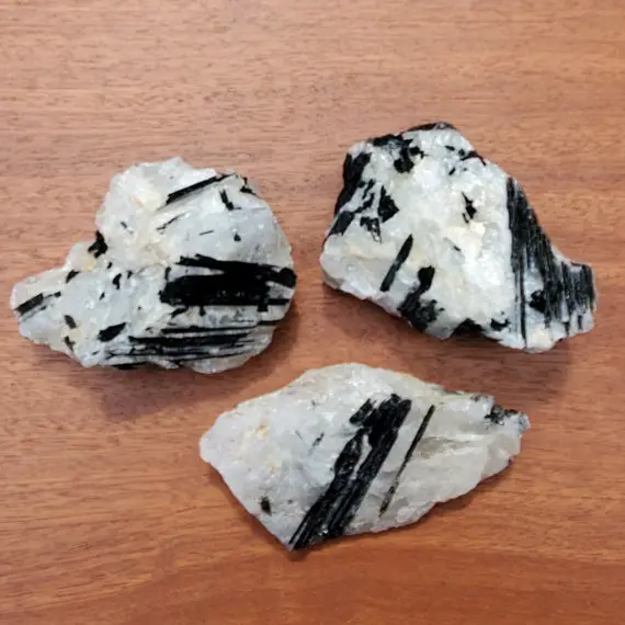 Tourmalinated Quartz - Rough Gemstone - Quartz - Tourmaline Quartz - Rough - Grounding Stone -protection Stone -energy Stone -enlightenment