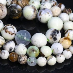 Shop Turquoise Round Beads! Genuine Natural Australia Turquoise Loose Beads Brown White Round Shape 6mm 8mm 10mm | Natural genuine round Turquoise beads for beading and jewelry making.  #jewelry #beads #beadedjewelry #diyjewelry #jewelrymaking #beadstore #beading #affiliate #ad