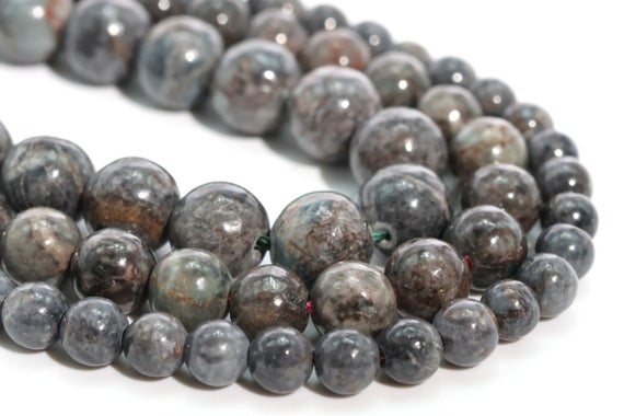 Gray Magnesite Loose Beads Round Shape 6mm 7-8mm 10mm 12mm