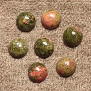 Shop Unakite Round Beads! 2PC – Cabochon stone – Unakite round 10mm – 4558550086273 | Natural genuine round Unakite beads for beading and jewelry making.  #jewelry #beads #beadedjewelry #diyjewelry #jewelrymaking #beadstore #beading #affiliate #ad
