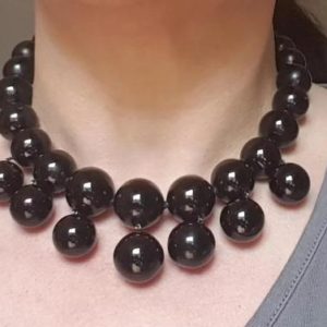 Shop Jet Necklaces! Victorian Whitby Jet Fringe Necklace | Natural genuine Jet necklaces. Buy crystal jewelry, handmade handcrafted artisan jewelry for women.  Unique handmade gift ideas. #jewelry #beadednecklaces #beadedjewelry #gift #shopping #handmadejewelry #fashion #style #product #necklaces #affiliate #ad