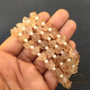 Wonderful Quality 1 Strand Imperial Topaz Gemstone Rough,15 Pieces Uneven Shape Size 5-9 MM Center Drilled Making Jewelry Raw Wholesale | Natural genuine chip Topaz beads for beading and jewelry making.  #jewelry #beads #beadedjewelry #diyjewelry #jewelrymaking #beadstore #beading #affiliate #ad
