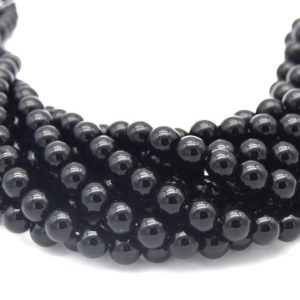 Shop Black Agate Beads! Black Agate Beads | Round Shaped Natural Gemstone Beads – 4mm 6mm 8mm 10mm 12mm 14mm Available | Natural genuine beads Agate beads for beading and jewelry making.  #jewelry #beads #beadedjewelry #diyjewelry #jewelrymaking #beadstore #beading #affiliate #ad