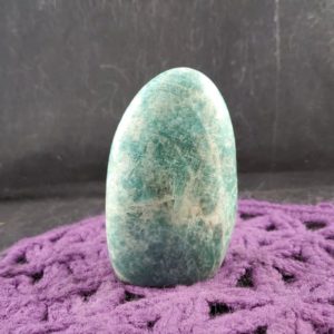 Shop Amazonite Shapes! Amazonite Polished Freeform Healing Stones Display Crystal Self Standing Green Silver Shimmer Crystal | Natural genuine stones & crystals in various shapes & sizes. Buy raw cut, tumbled, or polished gemstones for making jewelry or crystal healing energy vibration raising reiki stones. #crystals #gemstones #crystalhealing #crystalsandgemstones #energyhealing #affiliate #ad