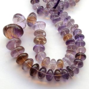 Shop Ametrine Rondelle Beads! Natural Ametrine Huge Smooth Rondelle Beads, 13mm – 30mm/13mm – 34mm Ametrine Loose Gemstone beads, Sold As 9 Inch/18 Inch Strand, GDS2052 | Natural genuine rondelle Ametrine beads for beading and jewelry making.  #jewelry #beads #beadedjewelry #diyjewelry #jewelrymaking #beadstore #beading #affiliate #ad