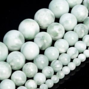 Green Angelite Beads Genuine Natural China Grade AAA Gemstone Round Loose Beads 4MM 6MM 8MM 10MM 12MM Bulk Lot Options | Natural genuine round Angelite beads for beading and jewelry making.  #jewelry #beads #beadedjewelry #diyjewelry #jewelrymaking #beadstore #beading #affiliate #ad