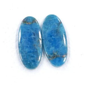 Shop Apatite Earrings! Amazing Earring Pair Of Blue Apatite Gemstone 12*27 MM Oval Shape Apatite 29.60 Cts Brazilian Stone Flat Back Gemstone For Silver Jewelry | Natural genuine Apatite earrings. Buy crystal jewelry, handmade handcrafted artisan jewelry for women.  Unique handmade gift ideas. #jewelry #beadedearrings #beadedjewelry #gift #shopping #handmadejewelry #fashion #style #product #earrings #affiliate #ad
