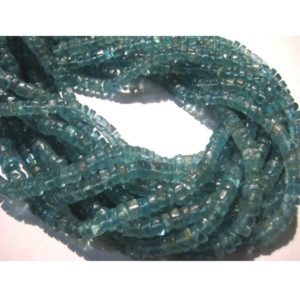 Shop Apatite Rondelle Beads! Blue Apatite, Blue Apatite Tyre Rondelles, 5mm Beads, High Quality Gemstone Beads | Natural genuine rondelle Apatite beads for beading and jewelry making.  #jewelry #beads #beadedjewelry #diyjewelry #jewelrymaking #beadstore #beading #affiliate #ad