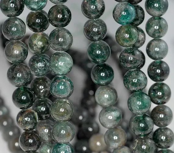 10mm Green Apatite Gemstone Round Loose Beads 15.5 Inch Full Strand (90184375-850)