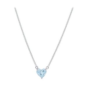 Shop Aquamarine Necklaces! Heart Shape Aquamarine Necklace | Natural genuine Aquamarine necklaces. Buy crystal jewelry, handmade handcrafted artisan jewelry for women.  Unique handmade gift ideas. #jewelry #beadednecklaces #beadedjewelry #gift #shopping #handmadejewelry #fashion #style #product #necklaces #affiliate #ad