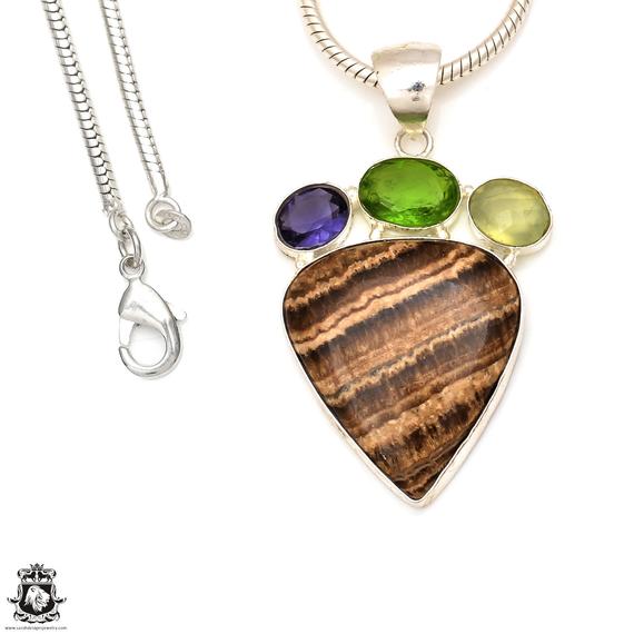 Aragonite Gemstone Necklace • Healing Crystal Necklace • Birthstone Necklace P7089