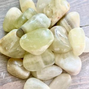 Shop Aragonite Stones & Crystals! Green Aragonite Tumbled Stone Large | Crystal Mexico Gemstone | Natural genuine stones & crystals in various shapes & sizes. Buy raw cut, tumbled, or polished gemstones for making jewelry or crystal healing energy vibration raising reiki stones. #crystals #gemstones #crystalhealing #crystalsandgemstones #energyhealing #affiliate #ad