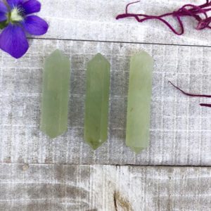 Shop Aventurine Stones & Crystals! Green Aventurine Double Terminated Crystals | Natural genuine stones & crystals in various shapes & sizes. Buy raw cut, tumbled, or polished gemstones for making jewelry or crystal healing energy vibration raising reiki stones. #crystals #gemstones #crystalhealing #crystalsandgemstones #energyhealing #affiliate #ad